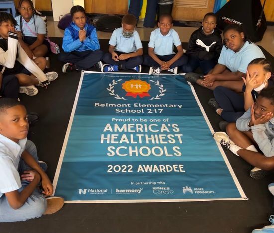 Belmont Elementary School Wins America’s Healthiest Schools Award