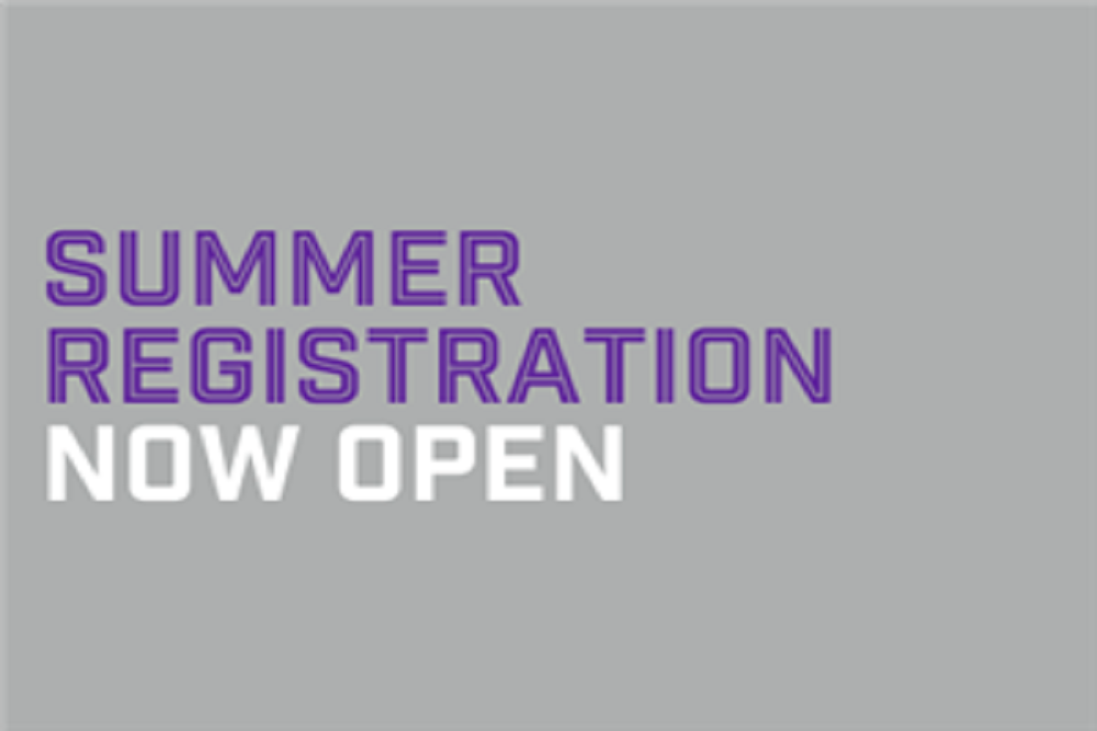 Summer Registration Is Open!