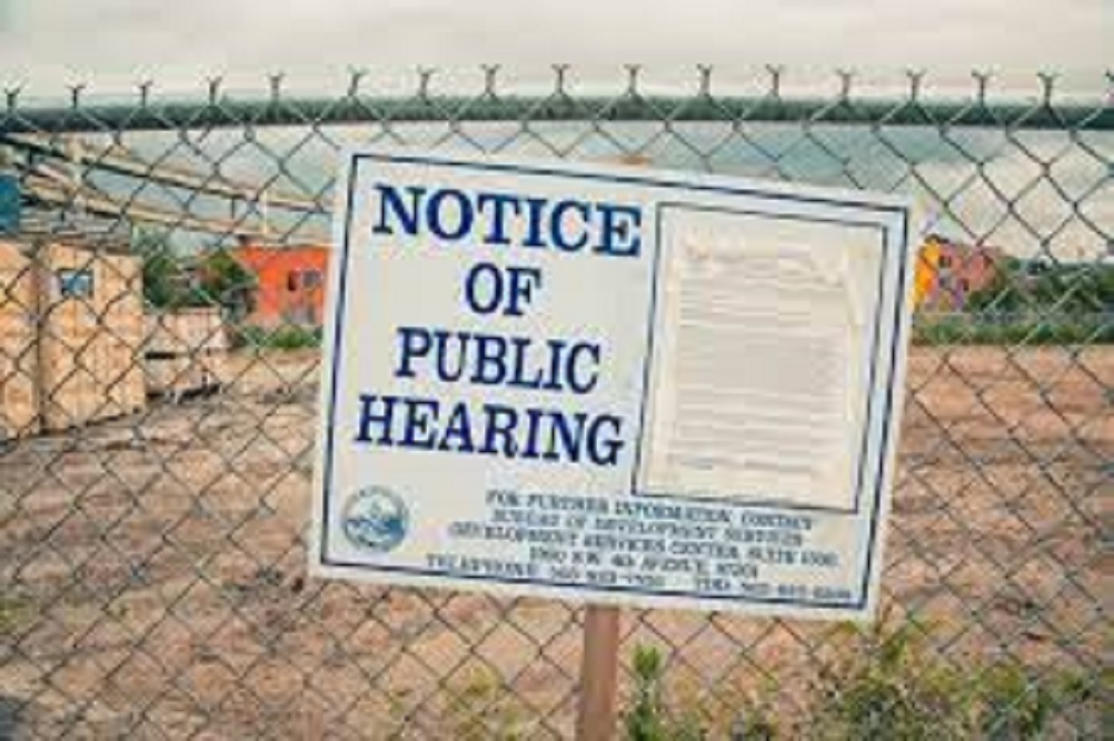 Notice of Public Hearing-City Council