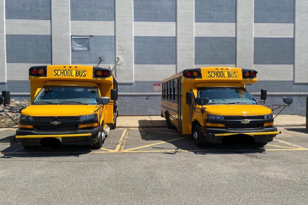 Two of our Three Brand New 29 Passenger School Buses were Delivered