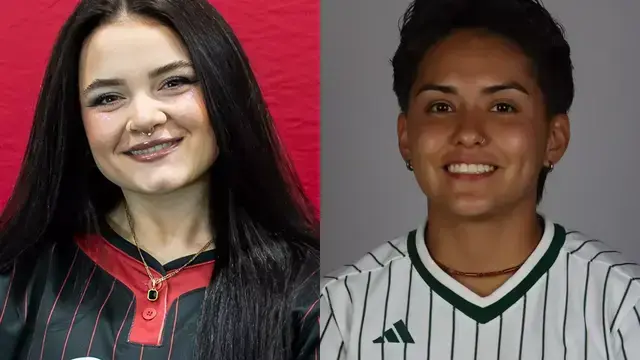 Mia Flores and Madison Begaye