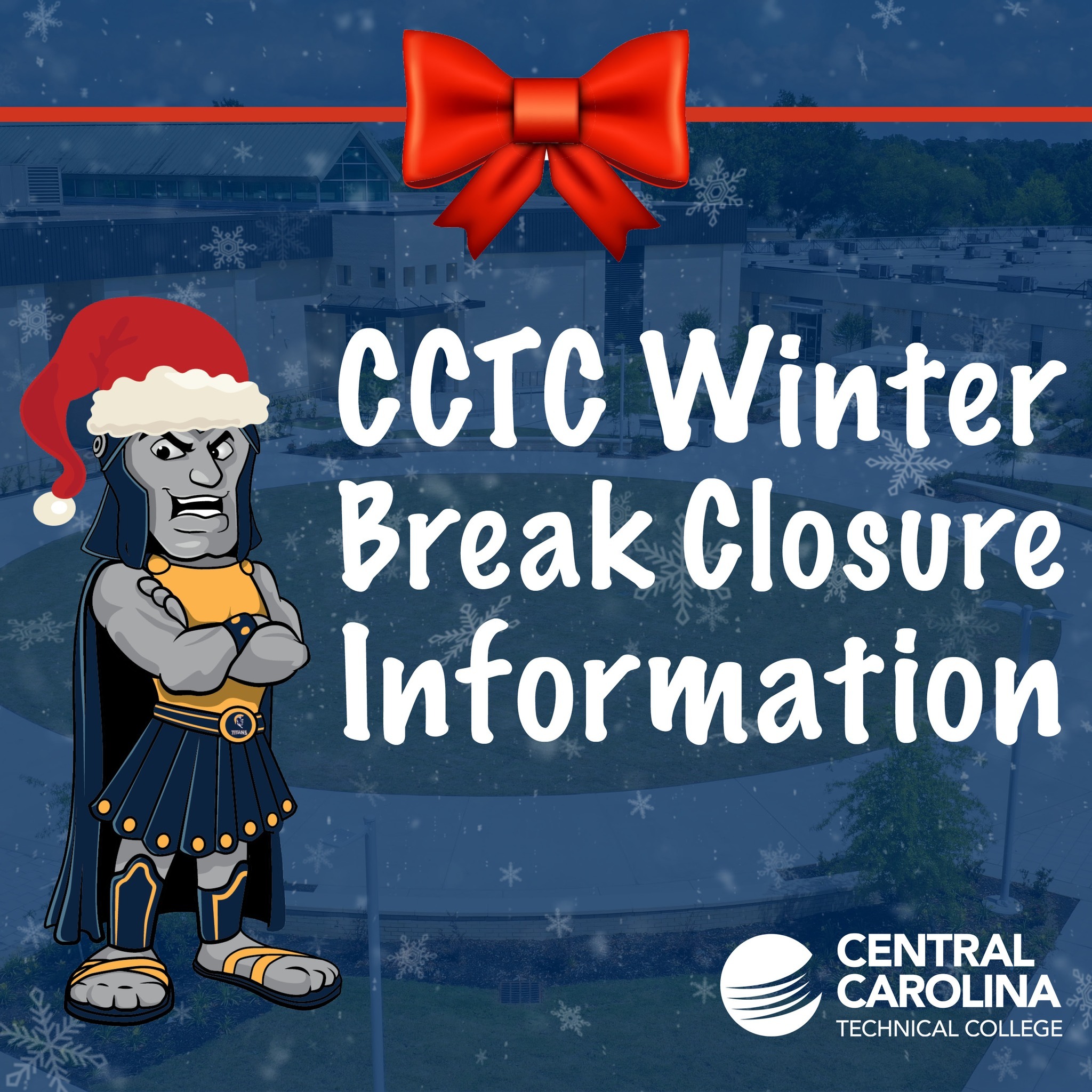 CCTC Winter Break Closure