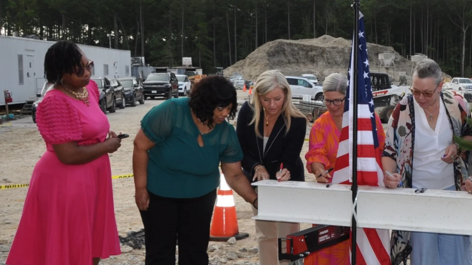 CCPS announces placement of final beam for  million west area elementary school