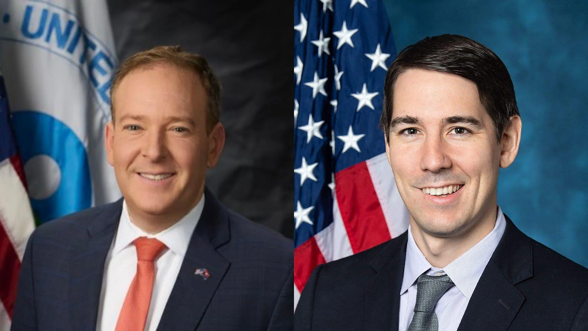 Lee Zeldin, Administrator of the Environmental Protection Agency (left) and Josh Harder, U.S. Representative for California’s 9th District (right) Lee Zeldin, Administrator of the Environmental Protection Agency (left) and Josh Harder, U.S. Representative for California’s 9th District (right)