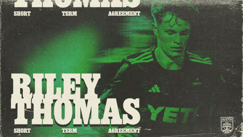 Riley Thomas signs final short-term deal with Austin FC