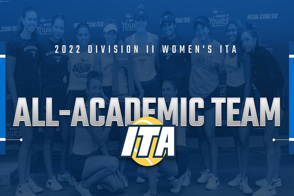 NSU Women’s Tennis Named ITA All-Academic Team, 10 Others Selected as Scholar-Athletes