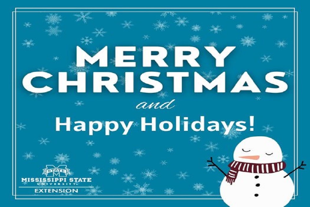 Alcorn County Extension Office – Christmas Holiday Schedule