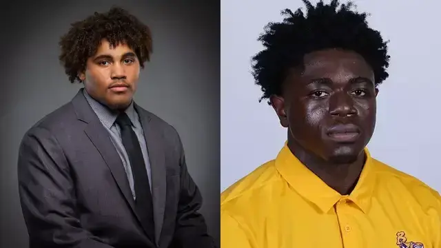 Braylen Ricks and Josh Modupe