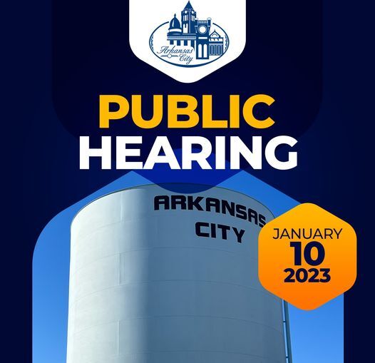 ARKANSAS CITY: The Arkansas City Planning Commission Public Hearing to be held Jan. 10, 2023 ARKANSAS CITY: The Arkansas City Planning Commission Public Hearing to be held Jan. 10, 2023