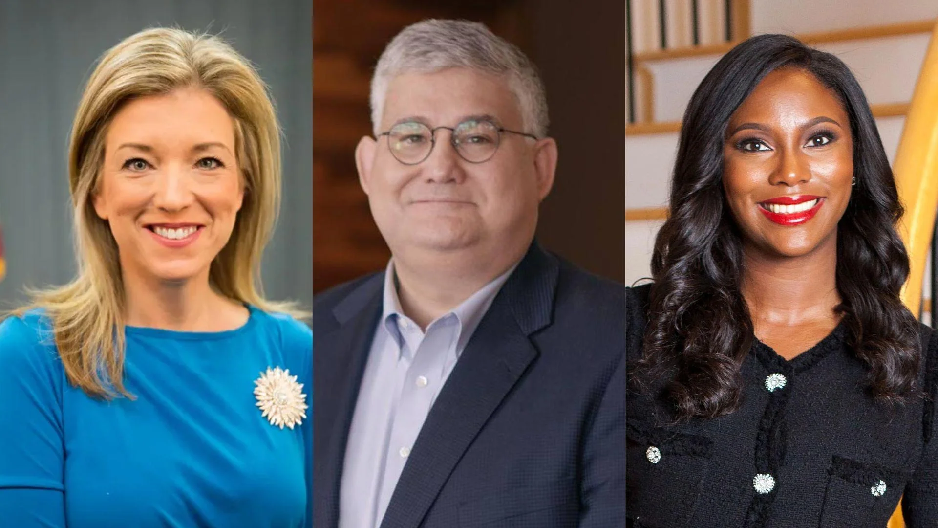 Jen Jordan (L), David Shafer, Former Georgia GOP Chair (M), Miracle Rankin (R) Jen Jordan (L), David Shafer, Former Georgia GOP Chair (M), Miracle Rankin (R)