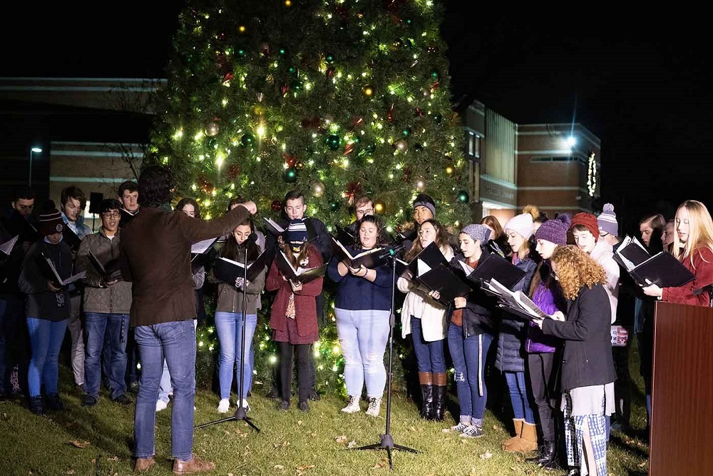 ’Tis the Season: DeSales Shows Christmas Spirit at Annual Tree Lighting Ceremony