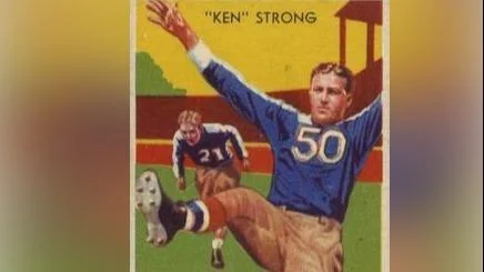 Ken Strong Halfback and fullback