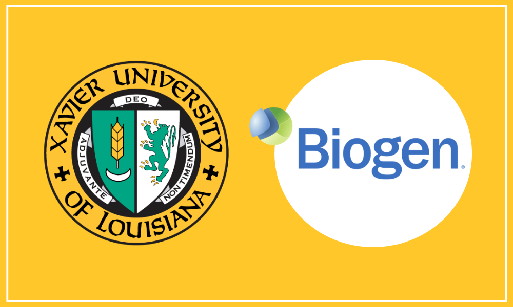 Xavier University of Louisiana elevates diversity in neuroscience with donation for scholarship support from Biogen Xavier University of Louisiana elevates diversity in neuroscience with donation for scholarship support from Biogen