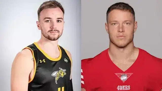 Tristan Hurdle and Christian McCaffrey Tristan Hurdle and Christian McCaffrey