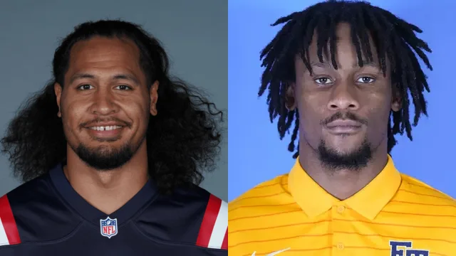 Jahlani Tavai and Gianni Hunt