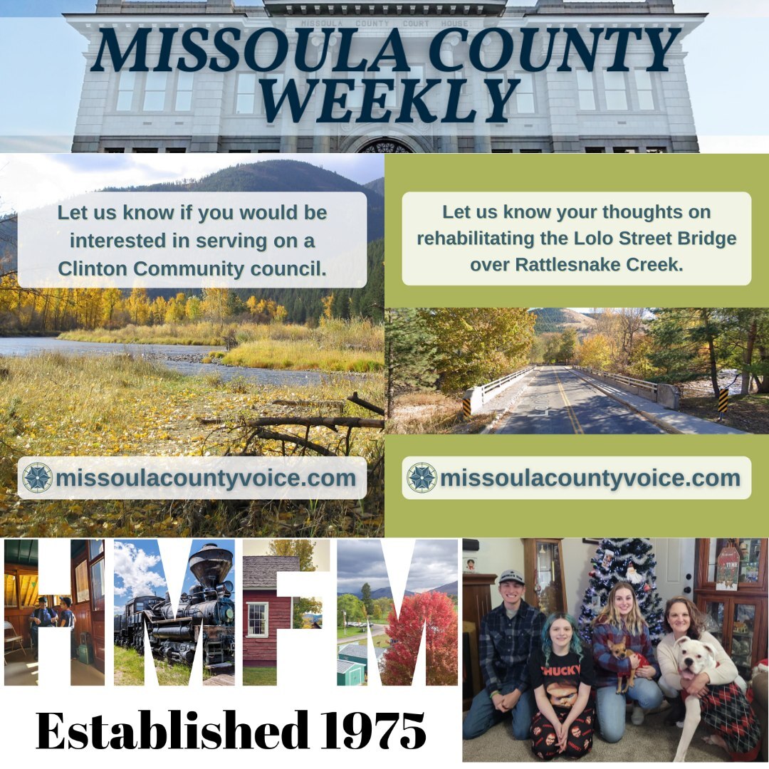 Missoula County Weekly, Jan. 16-20 Missoula County Weekly, Jan. 16-20