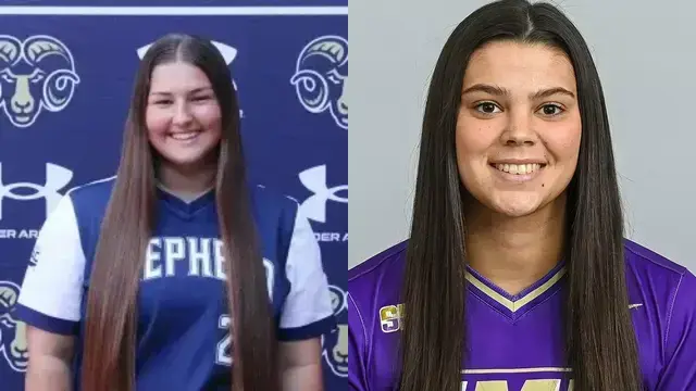 Which former North Shenandoah News area high school standouts will be in action on Friday, April 18?