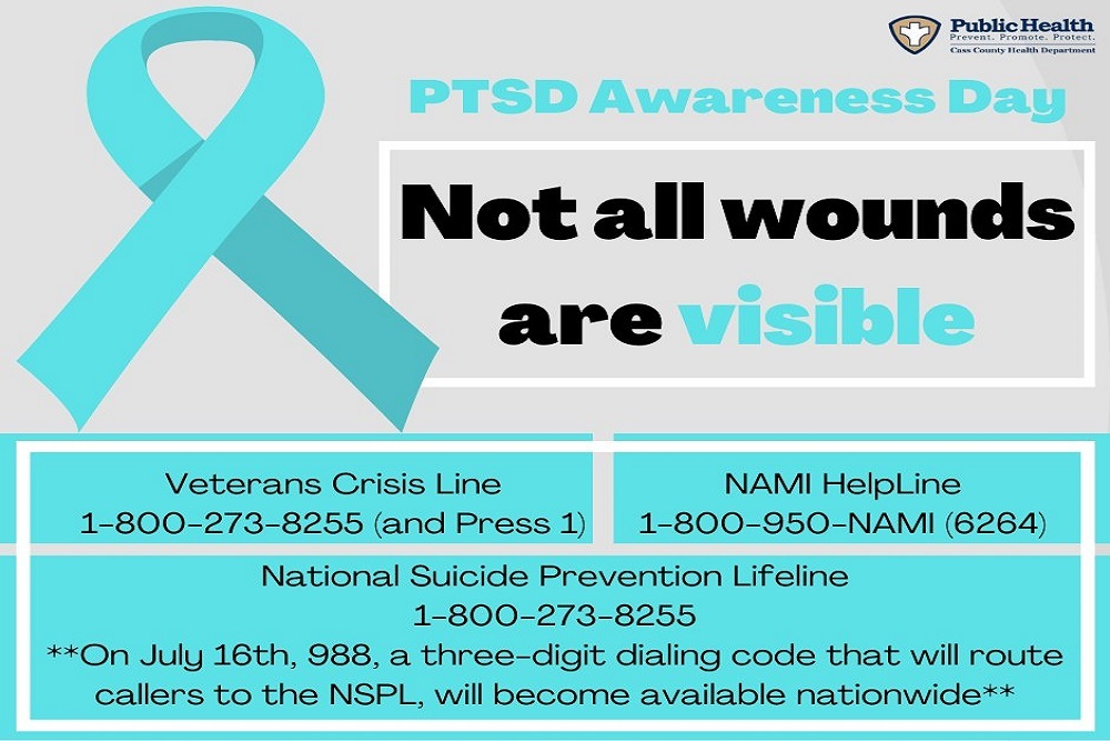 Cass County Health Department – PTSD Awareness Day!
