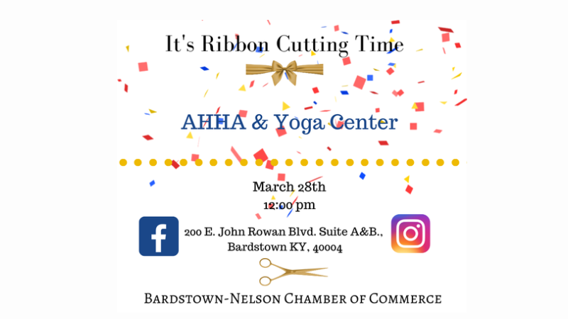 AHHA & Yoga Center Ribbon Cutting