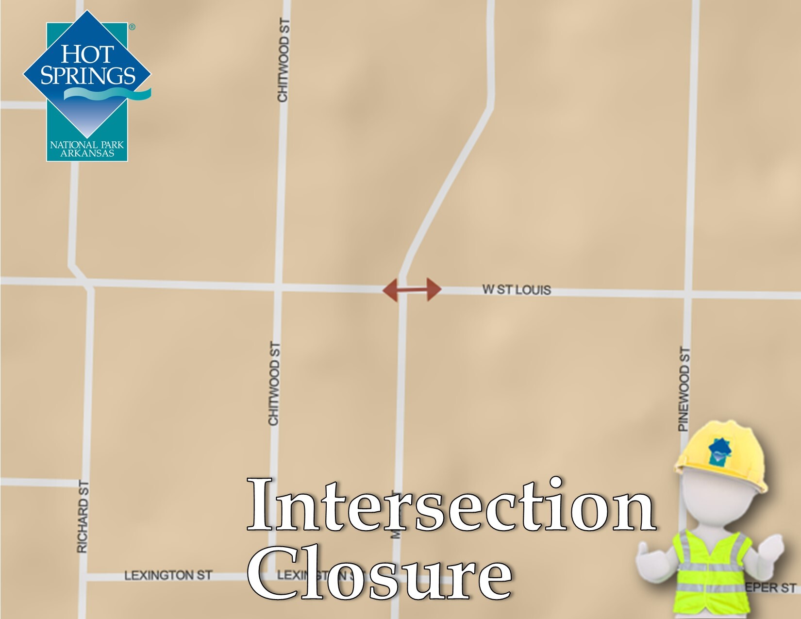 CITY OF HOT SPRINGS: Intersection Closure