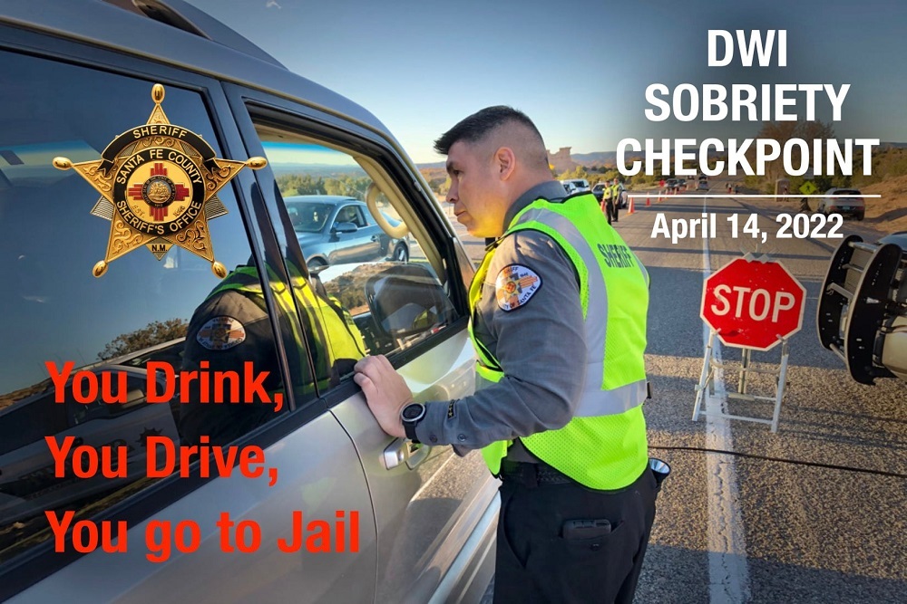 Sheriff’s Office Will Conduct DWI Checkpoint