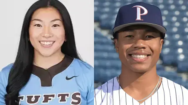 Which former San Mateo County area high school athletes will be active on Sunday, April 12?