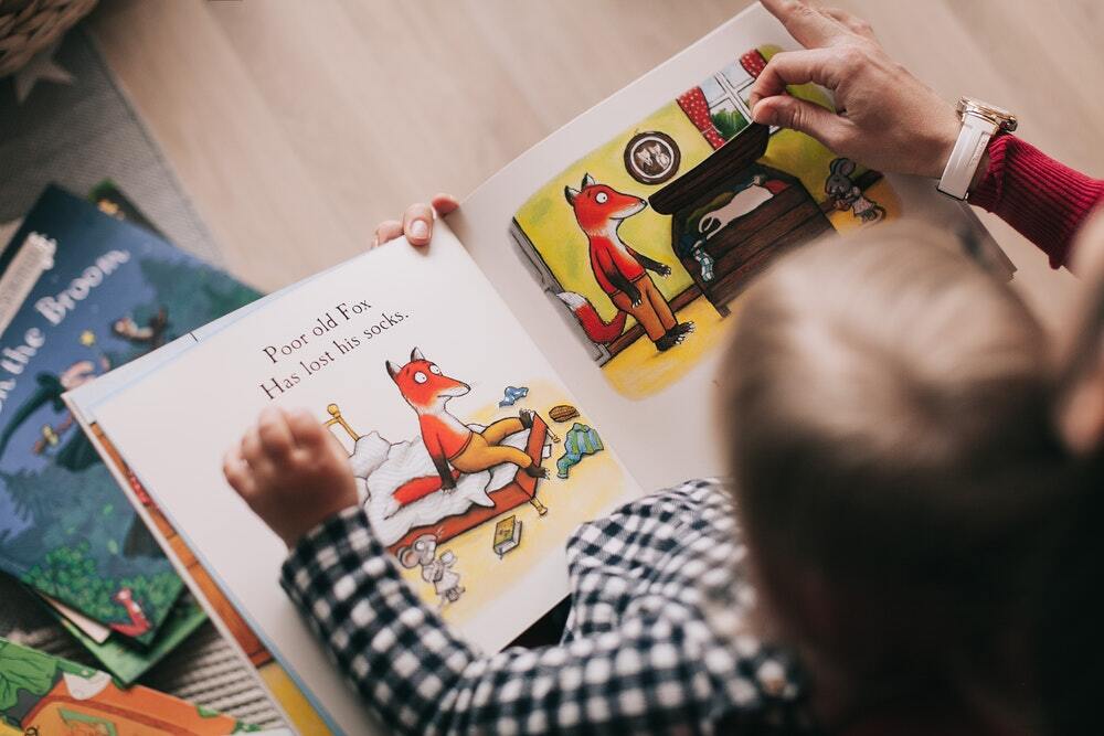 APPLE MONTESSORI SCHOOL: This Elementary student had a great time reading a book to his classmates