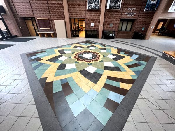 There’s an atrium full of tranquility in the Fryxell Humanities Center.