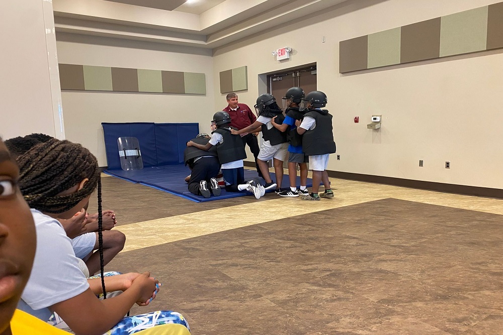 Adams County Sheriff’s Office – Our Junior Cadets Got the Opportunity to Be a Part of a Live Demonstration With the Wilkerson County Correctional Facility SORT Team