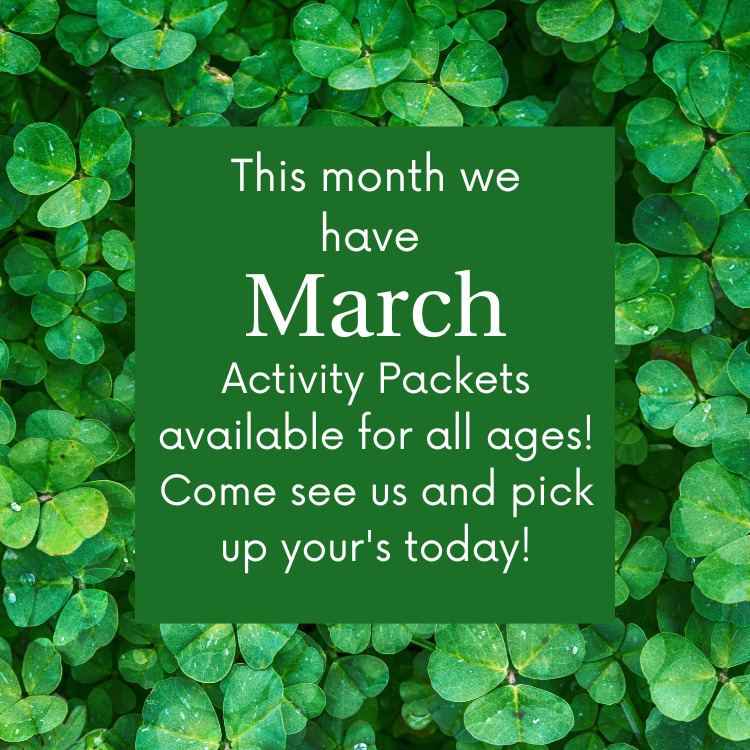 March Activity Packets on March 1