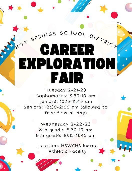 Career Exploration Fair to be held Feb. 21st and 22nd