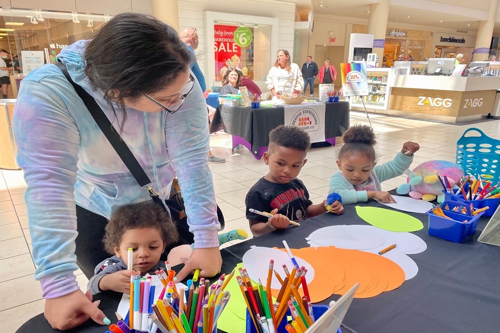 The Monmouth Arts team kicked off Mental Health Awareness Month