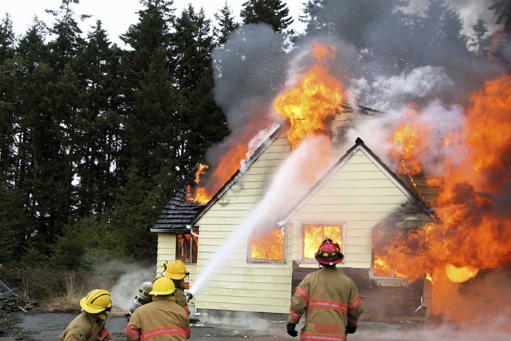 We responded to a residential structure fire We responded to a residential structure fire