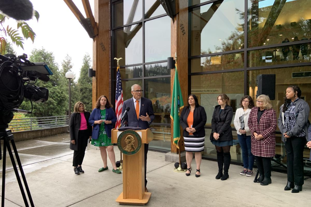 Inslee and legislators begin rolling out reproductive freedom policies for 2023 legislative session Inslee and legislators begin rolling out reproductive freedom policies for 2023 legislative session