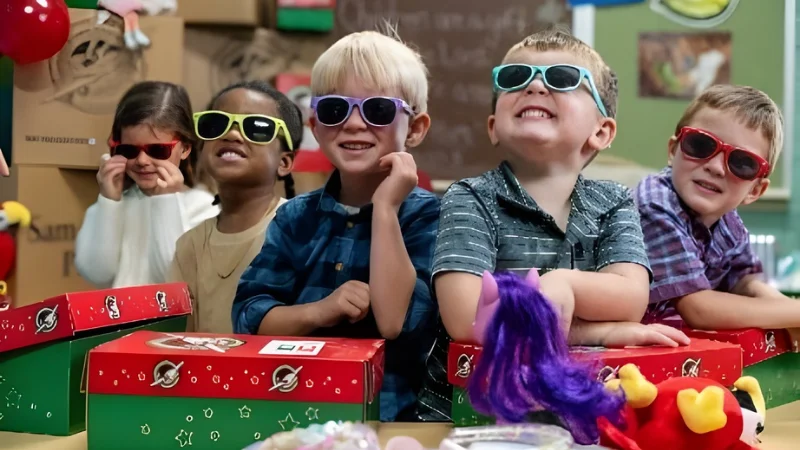 Kids at Operation Christmas Child - provided photo