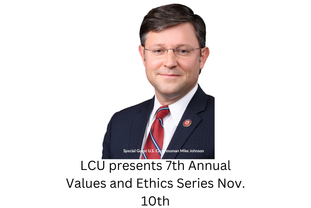 LCU presents 7th Annual Values and Ethics Series Nov. 10th