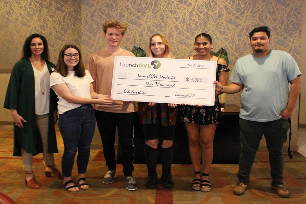 Five GCS students awarded ,000 scholarships from LaunchGVL Five GCS students awarded ,000 scholarships from LaunchGVL