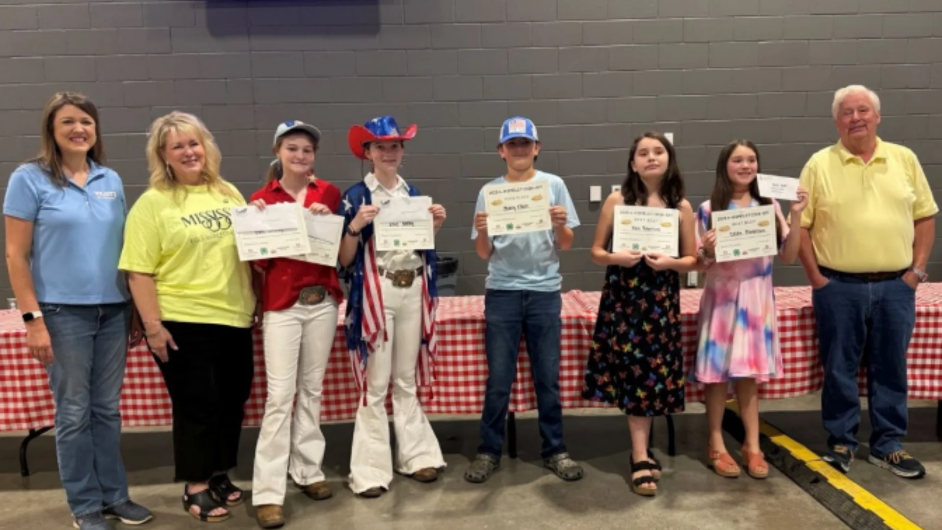 Winners of the 2025 Great American Mississippi State Fair Omelet Cookoff. - Provided Photo