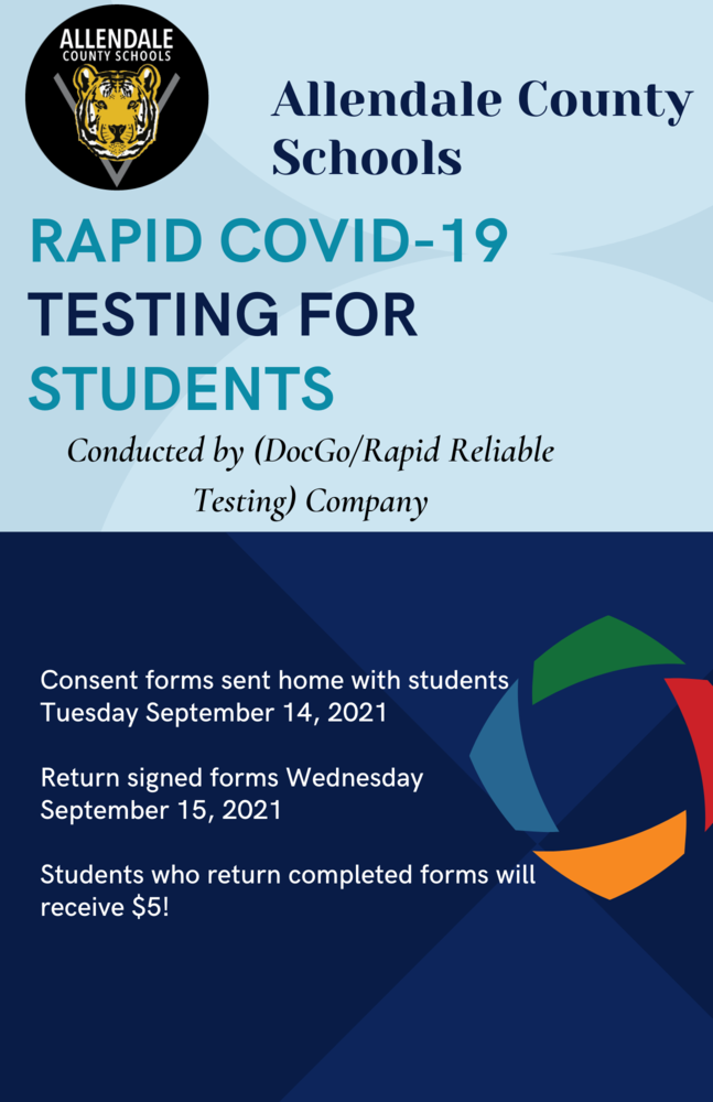 Allendale County Schools: Rapid COVID Testing Consent Forms Released Allendale County Schools: Rapid COVID Testing Consent Forms Released