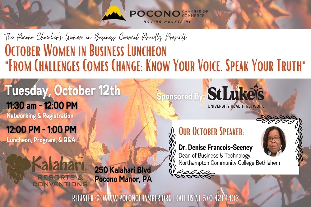 Women in Business Luncheon – October 2021 on October 12 Women in Business Luncheon – October 2021 on October 12