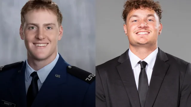 Chaz Barnett and Liam Huber Chaz Barnett and Liam Huber