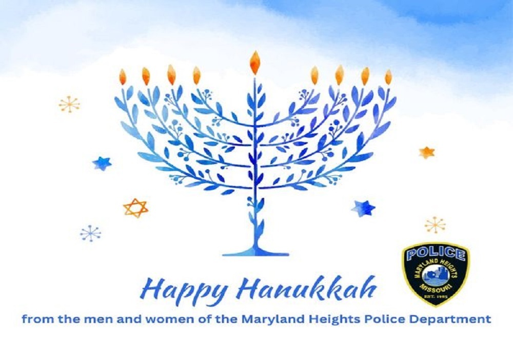 Maryland Heights Police Department – Happy Hanukkah!
