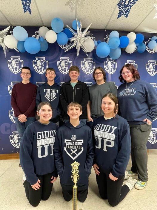2A Regional Tournament Winner BIC Jr. High quiz bowl got First Place