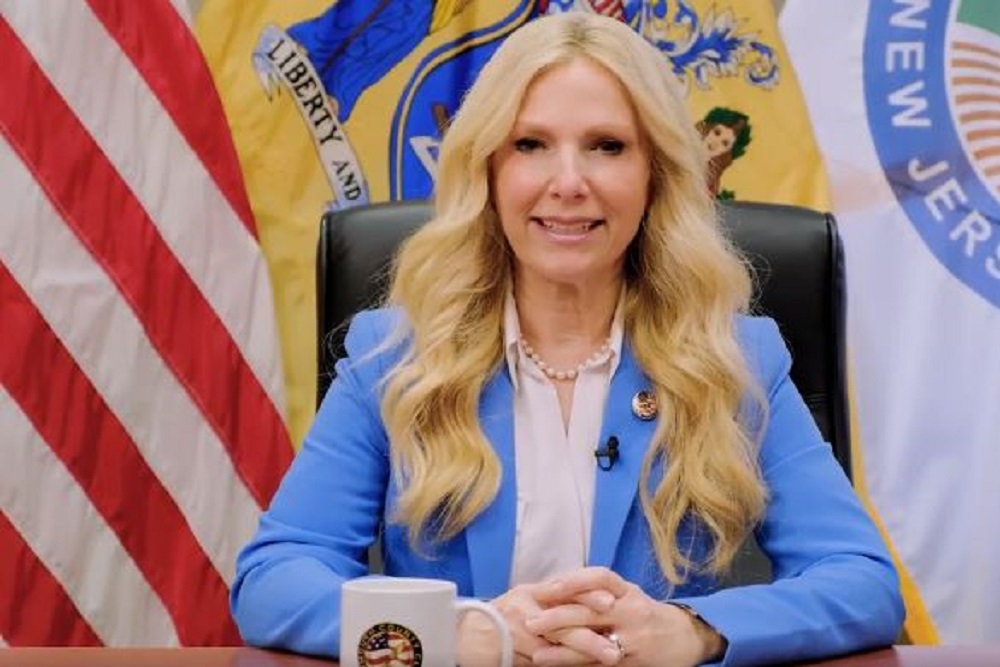 Clerk Hanlon joined the Board of Commissioners and fellow officials at the ribbon cutting ceremony for the new office space in Neptune