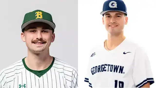 Which former Montgomery News area high school standouts will be in action on Tuesday, April 22?