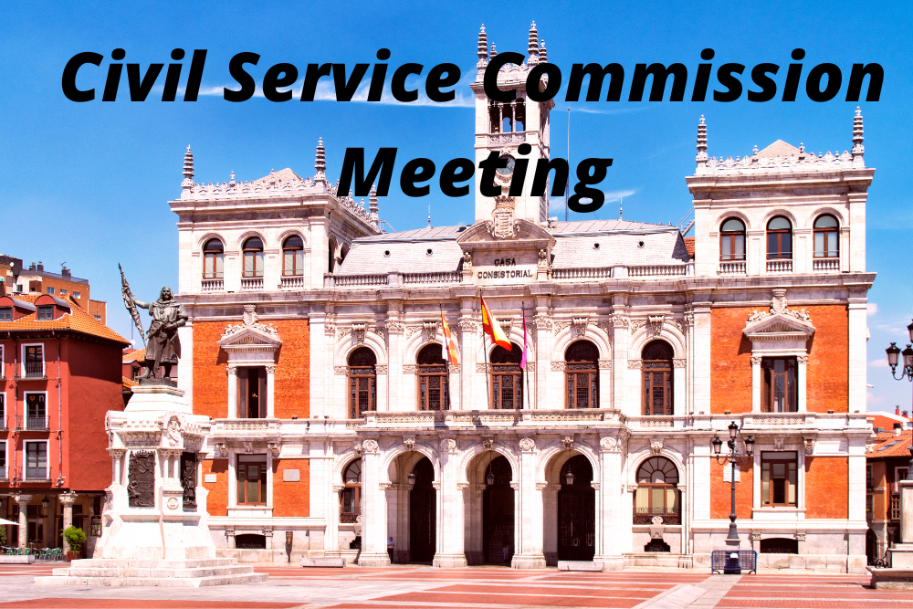 Civil Service Commission Meeting to be held July 6