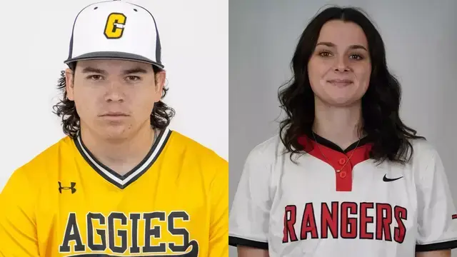 Who are the former high school athletes from Southwest Oklahoma area competing during the week of Monday, April 13?