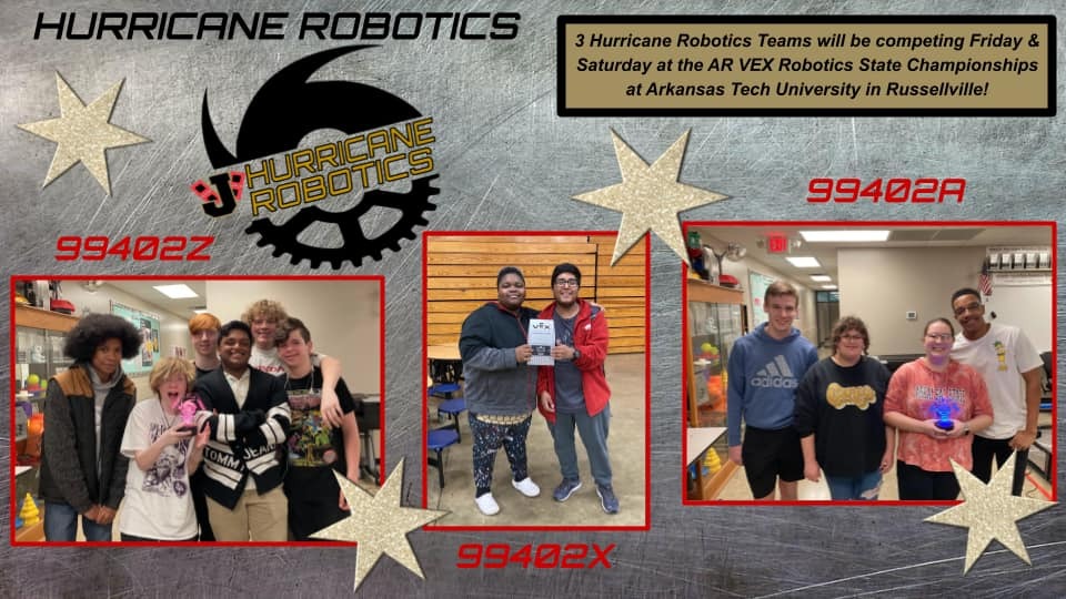 Hurricane Robotics Team at Arkansas State VEX Robotics Championships