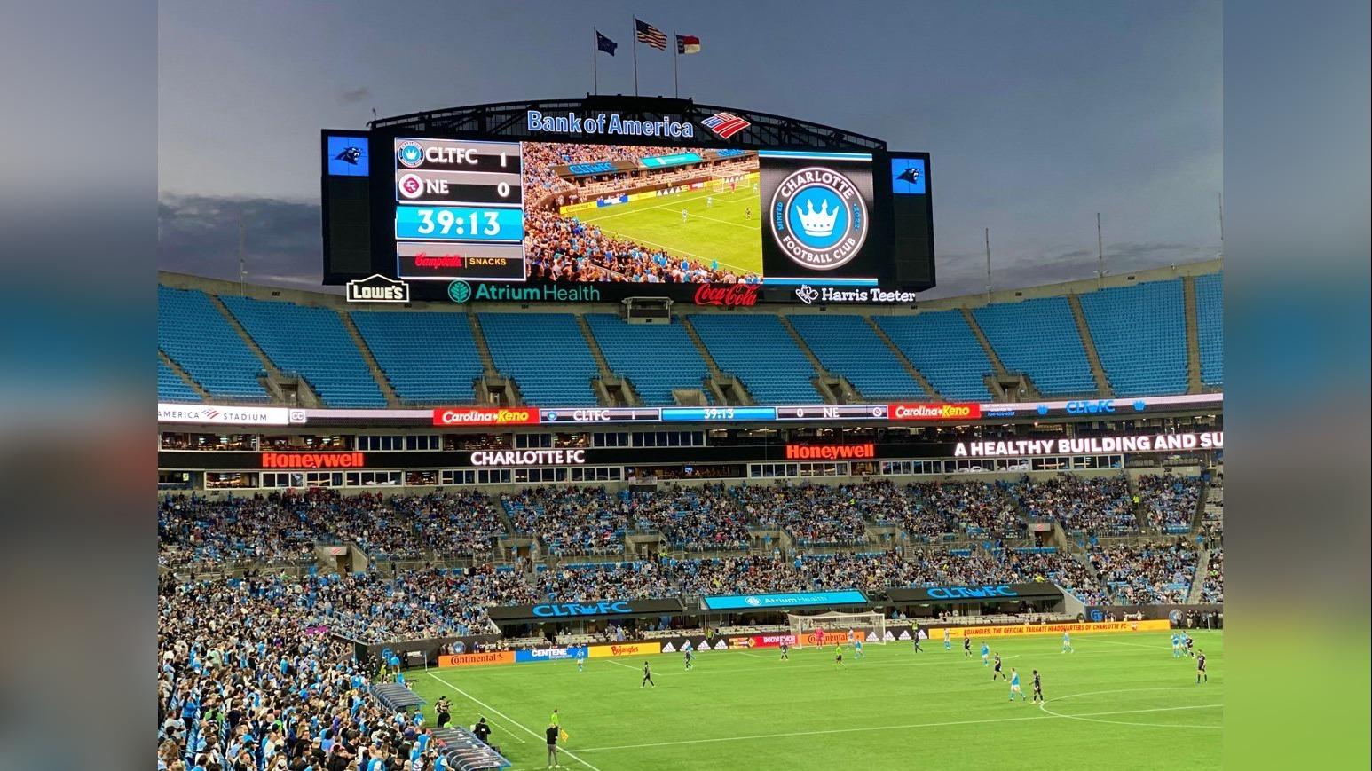 Charlotte FC reaches 100-point milestone at home in MLS