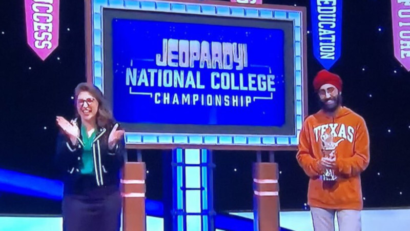‘It feels pretty awesome’: Texas’s Jaskaran Singh wins first-ever Jeopardy! National College Championship